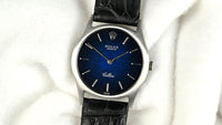 Rolex Cellini - Reference 3804 -  18k White Gold - Blue Dial - c.1975 - Mechanical Hand Wound Movement