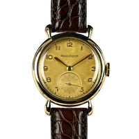 Jaeger LeCoultre Dress Watch in 9k Gold - Dennison Case - c.1953