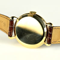 Jaeger LeCoultre Dress Watch in 9k Gold - Dennison Case - c.1953