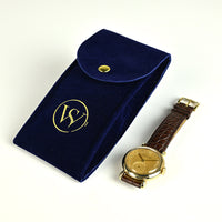 Jaeger LeCoultre Dress Watch in 9k Gold - Dennison Case - c.1953