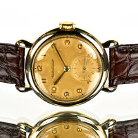 Jaeger LeCoultre Dress Watch in 9k Gold - Dennison Case - c.1953