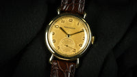Jaeger LeCoultre Dress Watch in 9k Gold - Dennison Case - c.1953