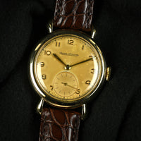 Jaeger LeCoultre Dress Watch in 9k Gold - Dennison Case - c.1953