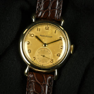 Jaeger LeCoultre Dress Watch in 9k Gold - Dennison Case - c.1953