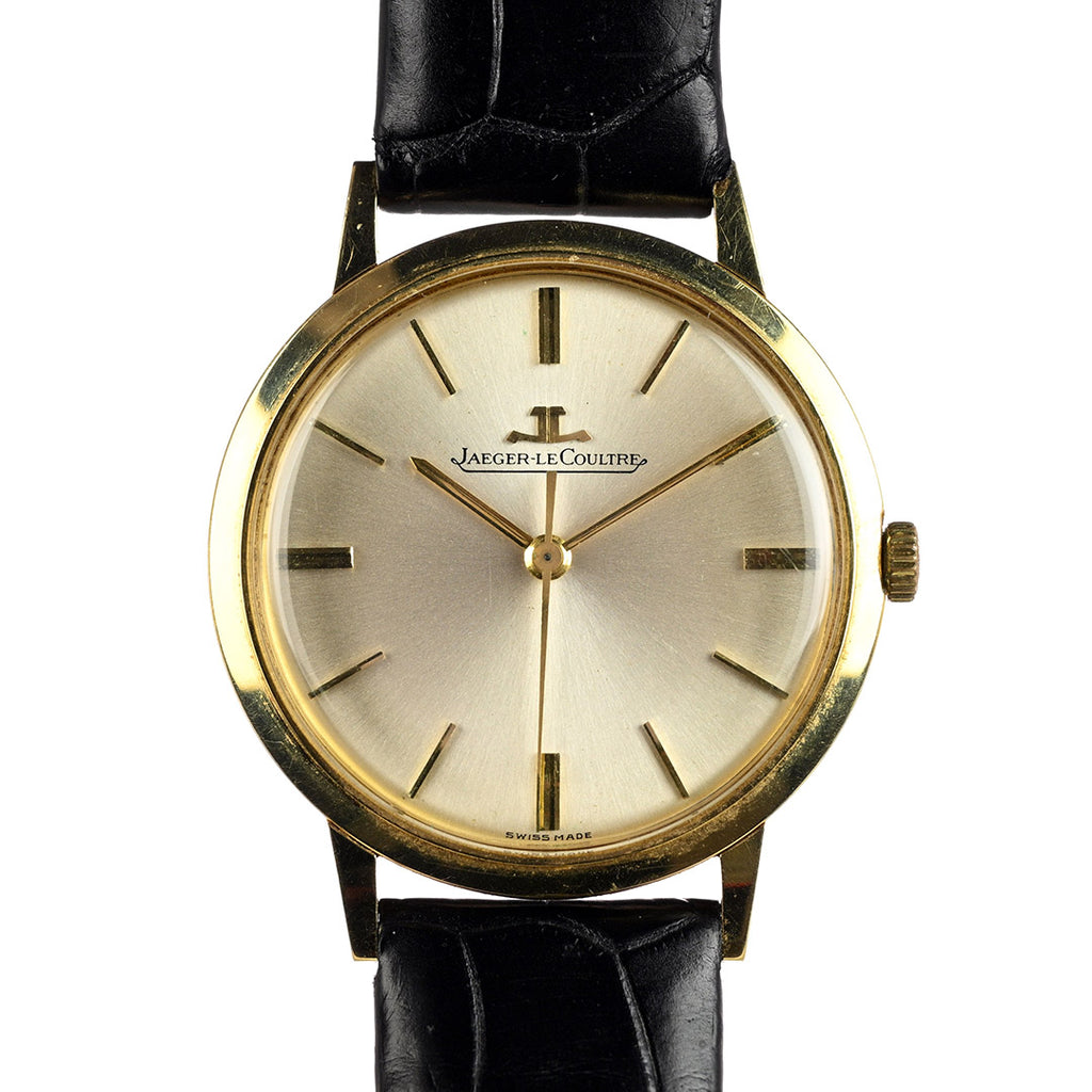 Jaeger LeCoultre 18k Gold Dress Watch - Model ref: 1962 DTE - c.1962