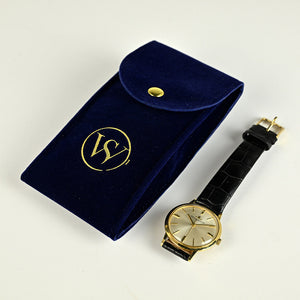 Jaeger LeCoultre 18k Gold Dress Watch - Model ref: 1962 DTE - c.1962