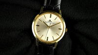 Jaeger LeCoultre 18k Gold Dress Watch - Model ref: 1962 DTE - c.1962