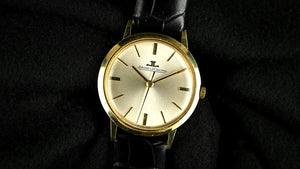 Jaeger LeCoultre 18k Gold Dress Watch - Model ref: 1962 DTE - c.1962