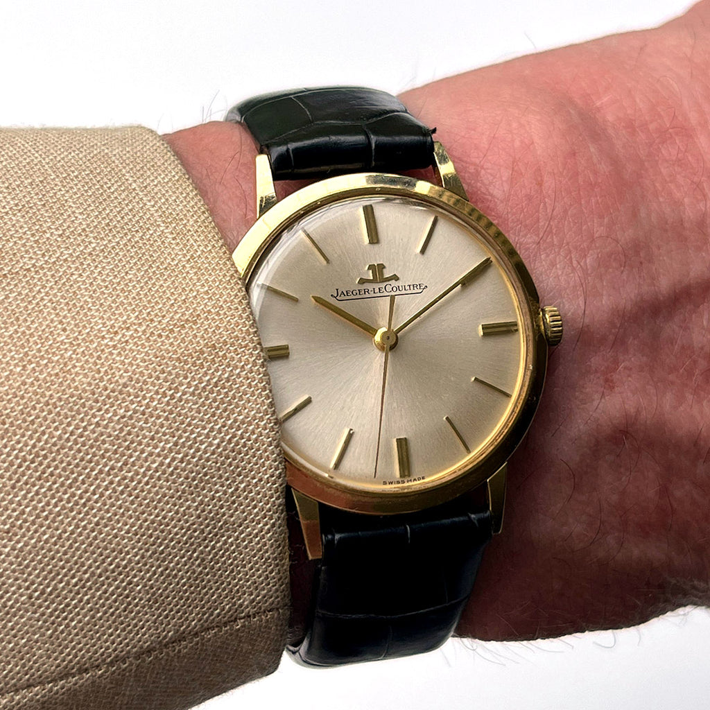 Jaeger LeCoultre 18k Gold Dress Watch - Model ref: 1962 DTE - c.1962