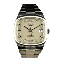 Longines Conquest Automatic TV Case - Model Ref: 1526-1 6651 - Integrated Bracelet - c.1979