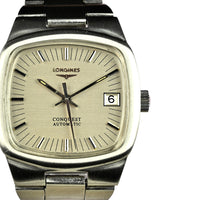 Longines Conquest Automatic TV Case - Model Ref: 1526-1 6651 - Integrated Bracelet - c.1979