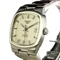 Longines Conquest Automatic TV Case - Model Ref: 1526-1 6651 - Integrated Bracelet - c.1979