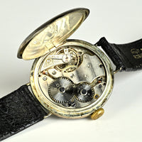 Vintage Rolex Trench-Style Watch - Black Dial - Stockwell and Co. Case - c.1915