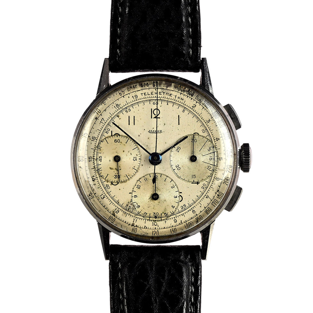 Jaeger Telemetre Dial - Three Register Chronograph - Original Condition - c.1940s
