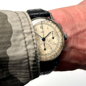 Jaeger Telemetre Dial - Three Register Chronograph - Original Condition - c.1940s