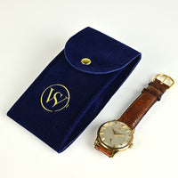 Omega 9k Gold Geneve Dress Watch - Model ref: 13332 - Cross Hair Dial - c.1950s