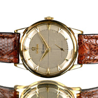 Omega 9k Gold Geneve Dress Watch - Model ref: 13332 - Cross Hair Dial - c.1950s