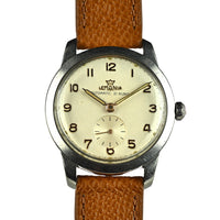 Lemania Automatic Military Style Watch - Stainless Steel - Original Condition - c.1950s