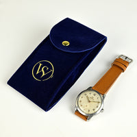 Lemania Automatic Military Style Watch - Stainless Steel - Original Condition - c.1950s