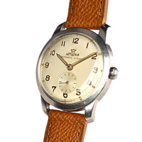 Lemania Automatic Military Style Watch - Stainless Steel - Original Condition - c.1950s