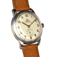 Lemania Automatic Military Style Watch - Stainless Steel - Original Condition - c.1950s