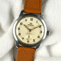 Lemania Automatic Military Style Watch - Stainless Steel - Original Condition - c.1950s