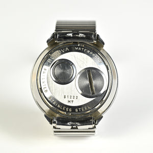 Bulova Accutron Astronaut with Black 24 hr Bezel - Mint Condition - Box, Papers and Original Purchase Receipt -1983