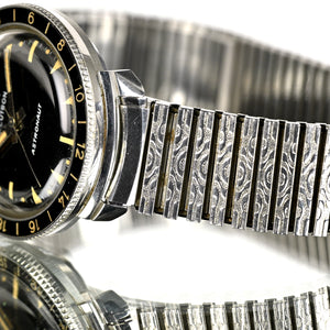 Bulova Accutron Astronaut with Black 24 hr Bezel - Mint Condition - Box, Papers and Original Purchase Receipt -1983