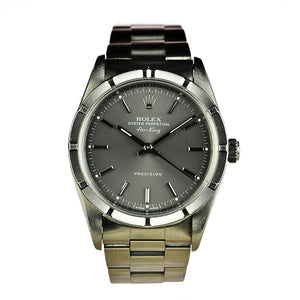 Rolex Air King - Model Reference 14010 - Bamboo Bezel - Rare Grey Dial - c.1995