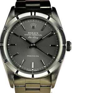 Rolex Air King - Model Reference 14010 - Bamboo Bezel - Rare Grey Dial - c.1995