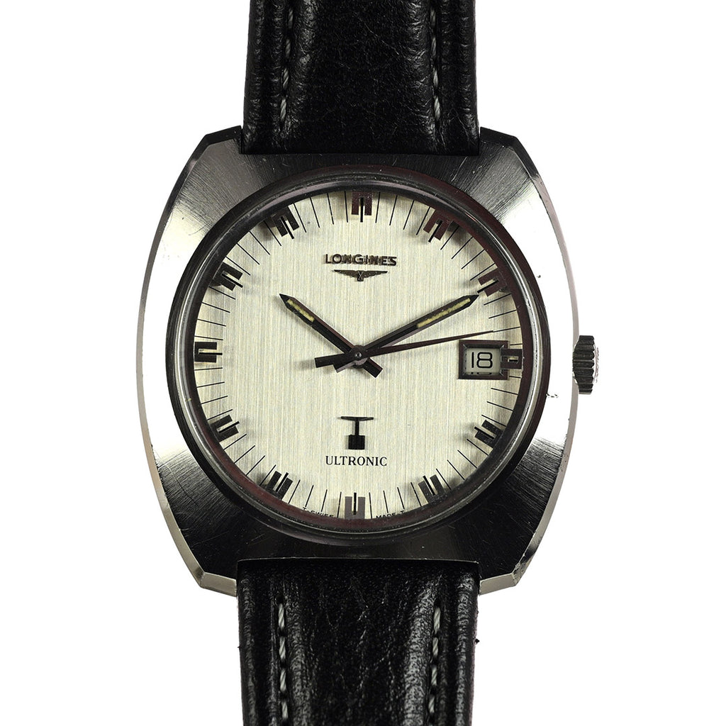 Longines Ultronic Jumbo - Reference 8477-1 - Tuning Fork Movement - Linen Silver Dial - c.1970