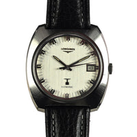 Longines Ultronic Jumbo - Reference 8477-1 - Tuning Fork Movement - Linen Silver Dial - c.1970