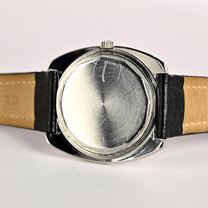 Longines Ultronic Jumbo - Reference 8477-1 - Tuning Fork Movement - Linen Silver Dial - c.1970