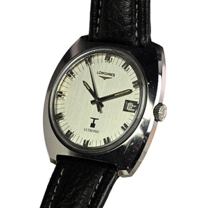 Longines Ultronic Jumbo - Reference 8477-1 - Tuning Fork Movement - Linen Silver Dial - c.1970