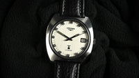 Longines Ultronic Jumbo - Reference 8477-1 - Tuning Fork Movement - Linen Silver Dial - c.1970