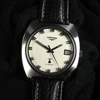 Longines Ultronic Jumbo - Reference 8477-1 - Tuning Fork Movement - Linen Silver Dial - c.1970