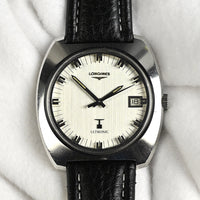 Longines Ultronic Jumbo - Reference 8477-1 - Tuning Fork Movement - Linen Silver Dial - c.1970
