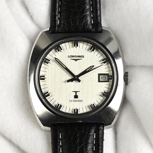 Longines Ultronic Jumbo - Reference 8477-1 - Tuning Fork Movement - Linen Silver Dial - c.1970