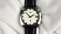 Longines Ultronic Jumbo - Reference 8477-1 - Tuning Fork Movement - Linen Silver Dial - c.1970
