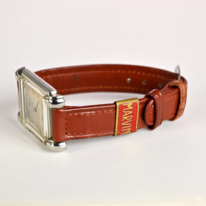 Marvin - An Art Deco Style Dress Watch - Teardrop Sculpted Lugs - c.1950s