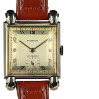 Marvin - An Art Deco Style Dress Watch - Teardrop Sculpted Lugs - c.1950s
