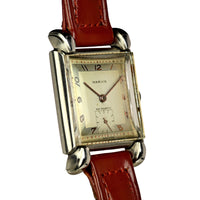 Marvin - An Art Deco Style Dress Watch - Teardrop Sculpted Lugs - c.1950s