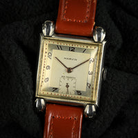 Marvin - An Art Deco Style Dress Watch - Teardrop Sculpted Lugs - c.1950s
