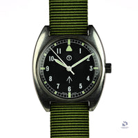 A 1976 Lost Navi Cushion Cased Watch RAF Issued Case Back Markings: 6BB 6645 99 5238290 370/76 Vintage Watch Specialist