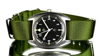 A 1976 Lost Navi Cushion Cased Watch RAF Issued Case Back Markings: 6BB 6645 99 5238290 370/76 Vintage Watch Specialist