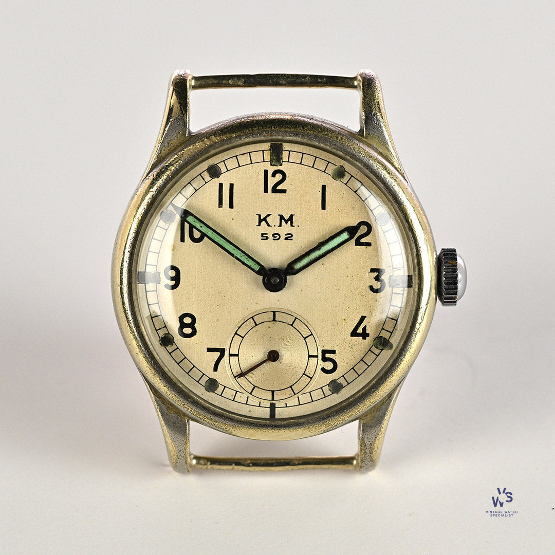 Alpina WWII Naval - KM Kriegsmarine Wristwatch - Calibre 592 - c