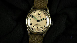 Alpina WWII Naval - KM Kriegsmarine Wristwatch - Calibre 592 - c.1944 - Vintage Watch Specialist