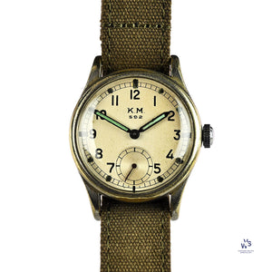 Alpina WWII Naval - KM Kriegsmarine Wristwatch - Calibre 592 - c.1944 - Vintage Watch Specialist