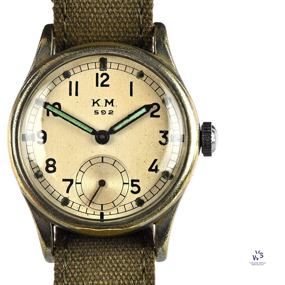 Alpina WWII Naval - KM Kriegsmarine Wristwatch - Calibre 592 - c