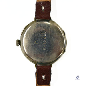 Anonymous Dial - Military Engravings - Trench Watch - Black Dial - c.1917 - Vintage Watch Specialist